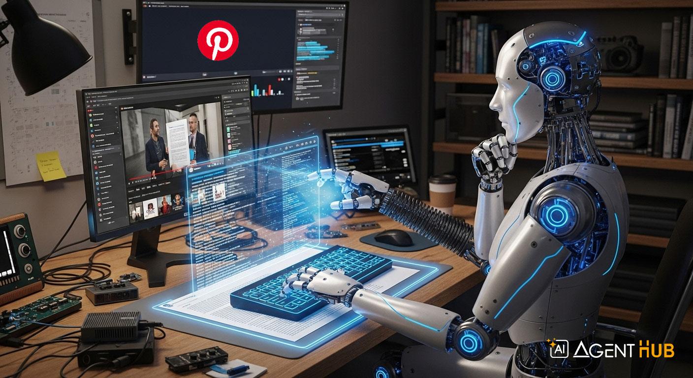 ربات و ایجنت هوش مصنوعی تولید و باز نشر محتوا در پینترست
