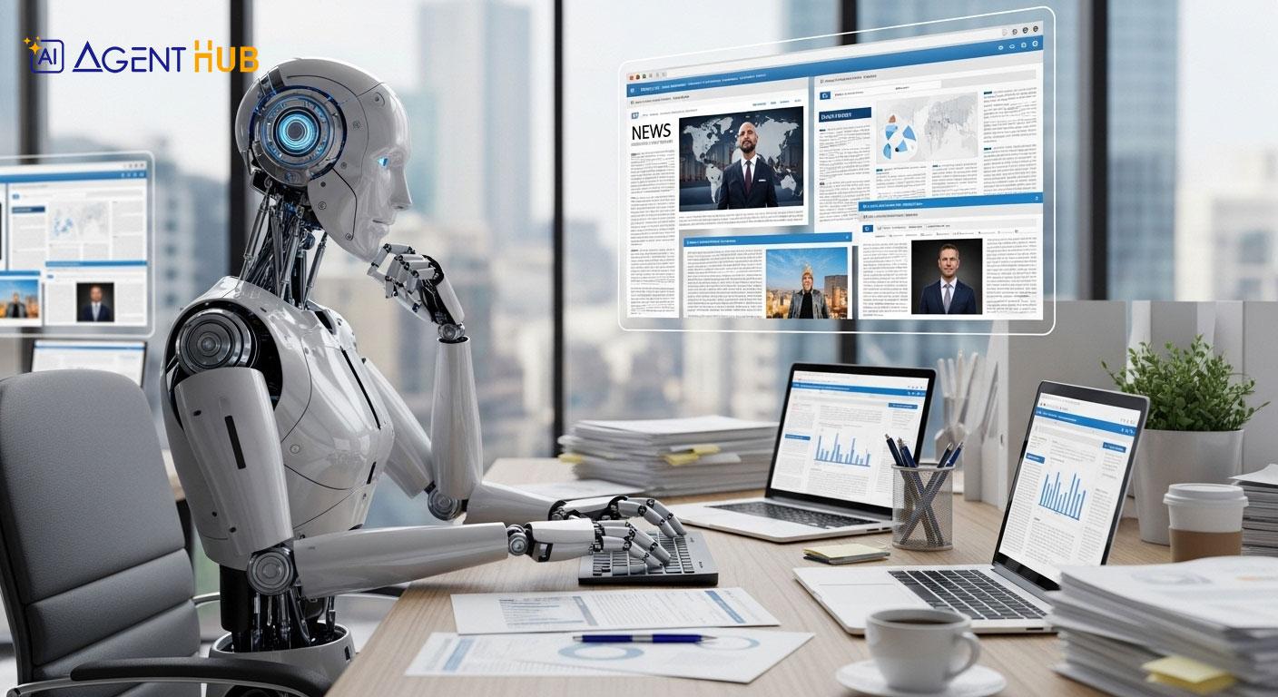 ربات و ایجنت هوش مصنوعی واکشی مقالات رقبا با RSS/HTML